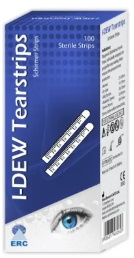 I-DEW Tearstrips. Schirmer Tear Test Strips
