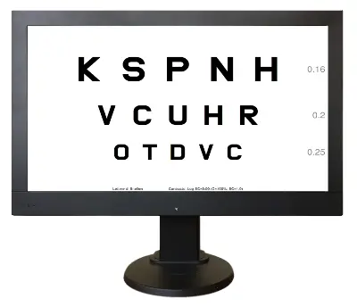 FVD 24inch Computerised Test Chart - Polarised